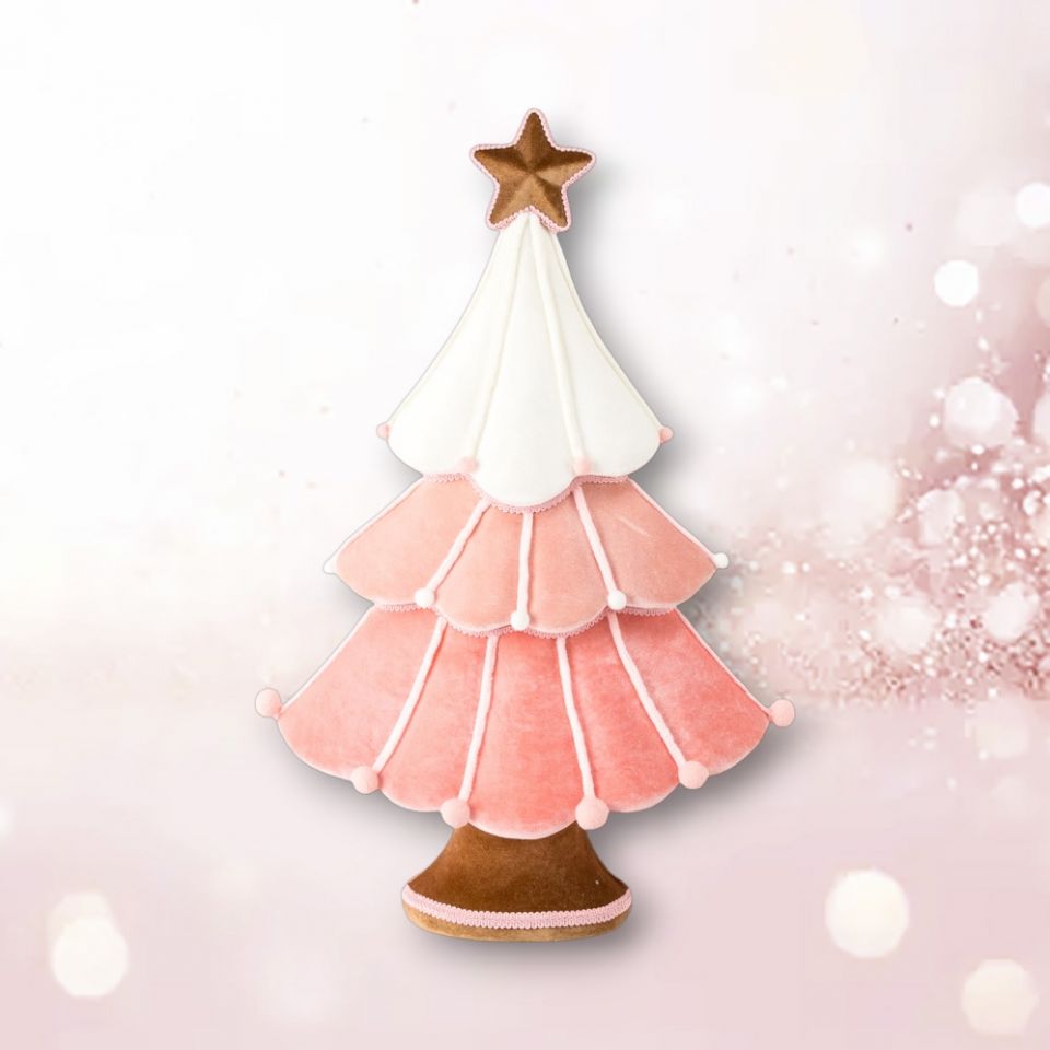 25.5in Pink Tiered Tree December Diamonds
