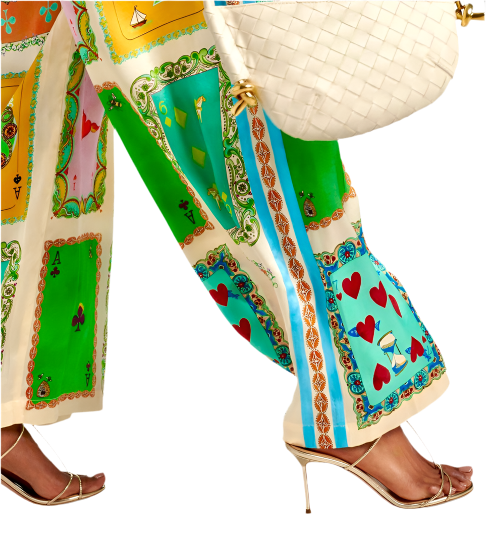 Unique Cards Pant Outfit Set