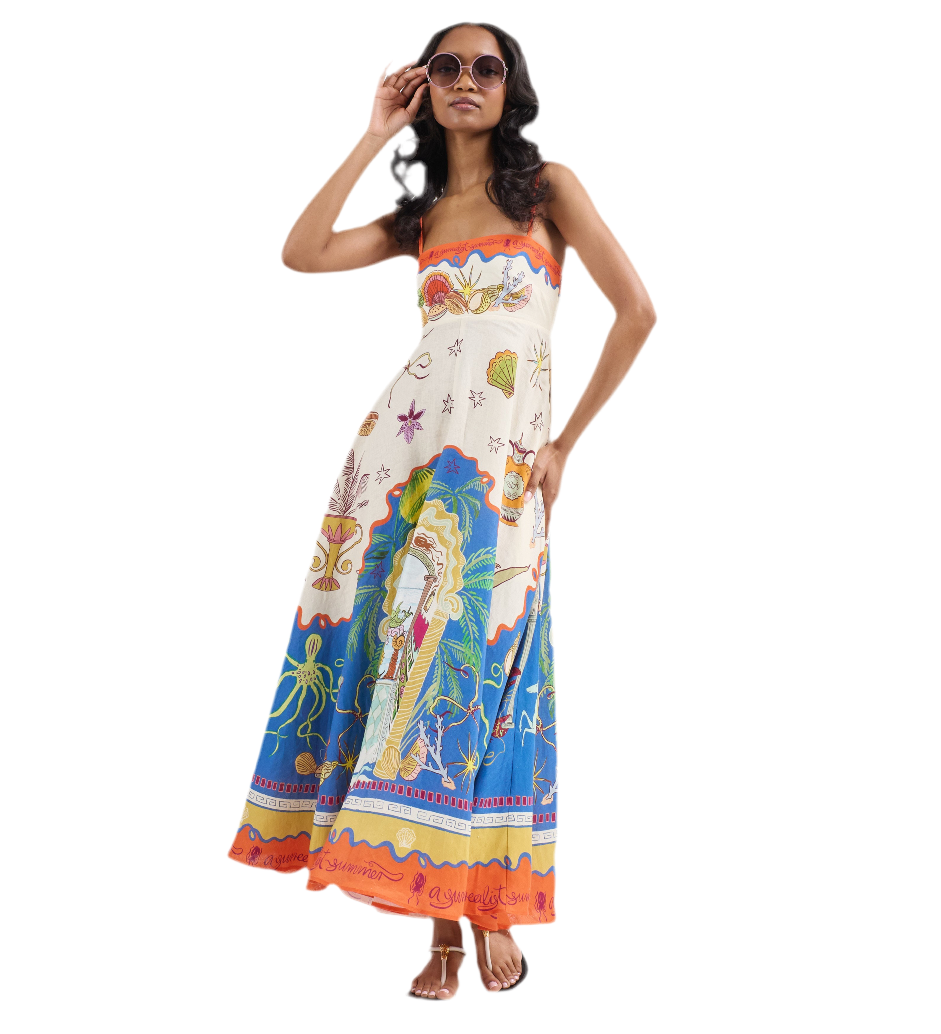 Greek Blue Sundress