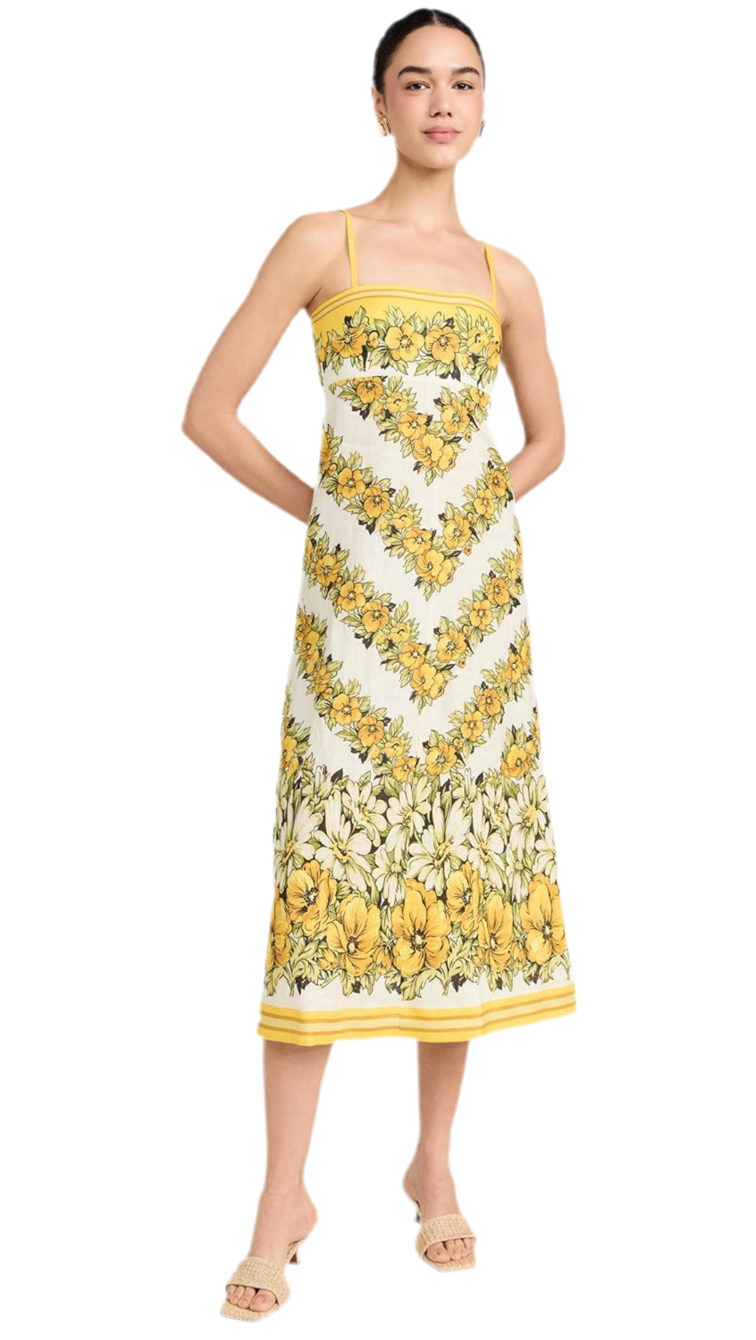 Floral Yellow Sundress