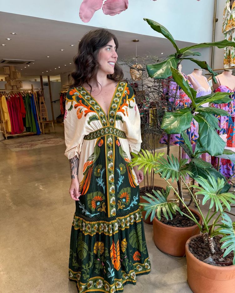 Unique Parrot Maxi Dress