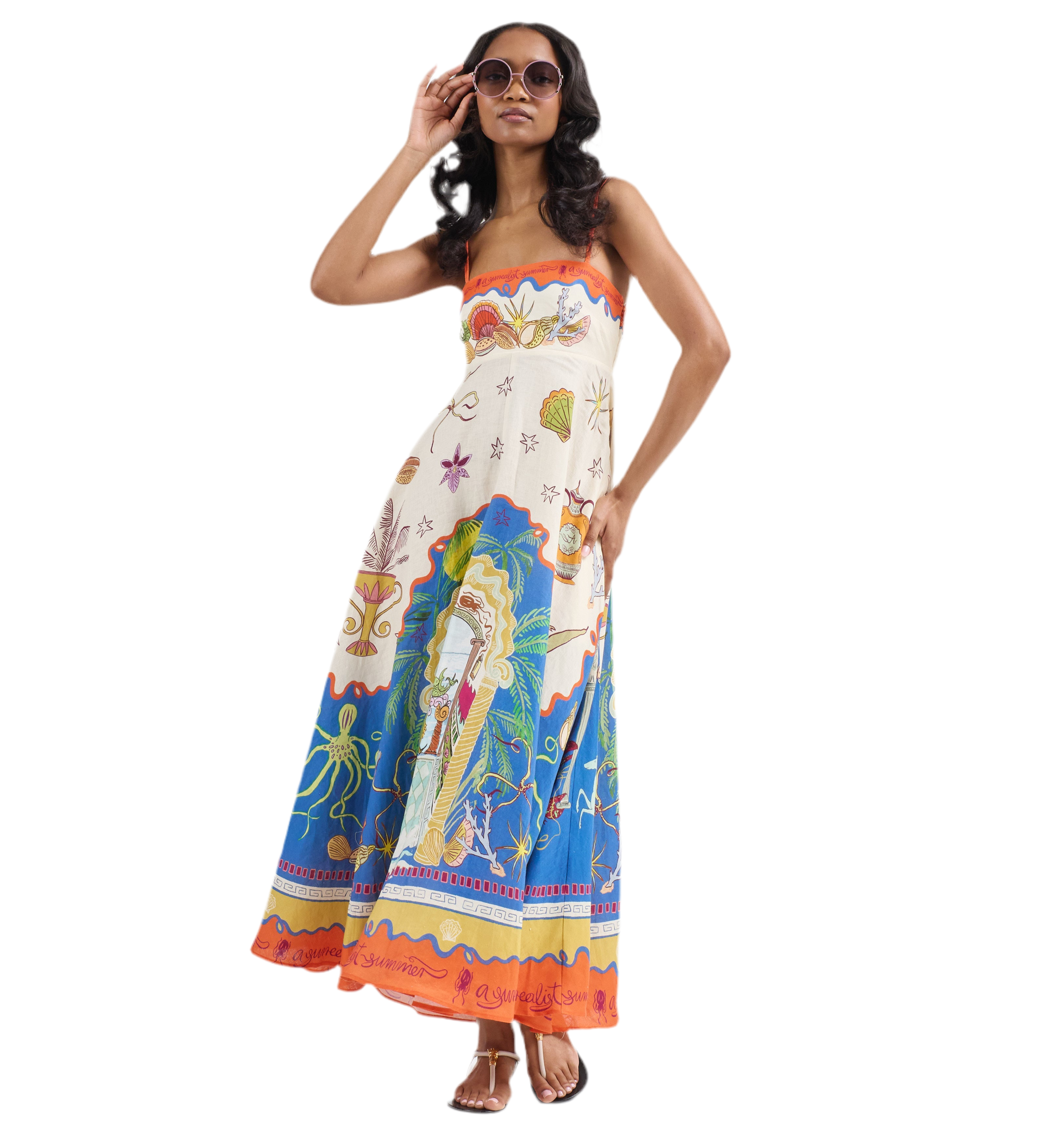 Greek Blue Sundress