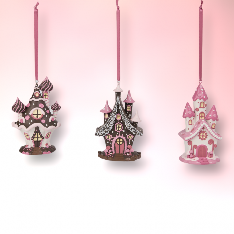 Candy House Orn /3