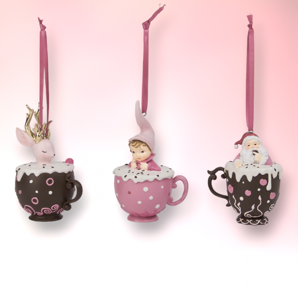 Cocoa Mugs Orn /3