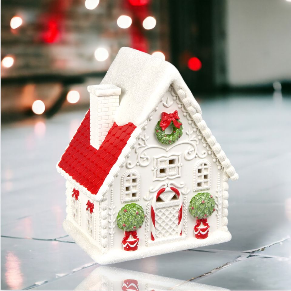 9.5in LED Cottage House -