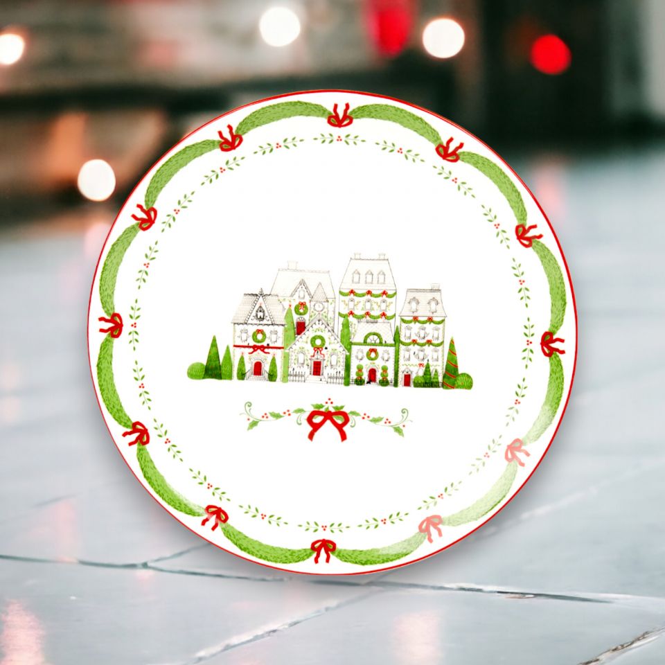 10in City Sidewalks Dinner Plate /2