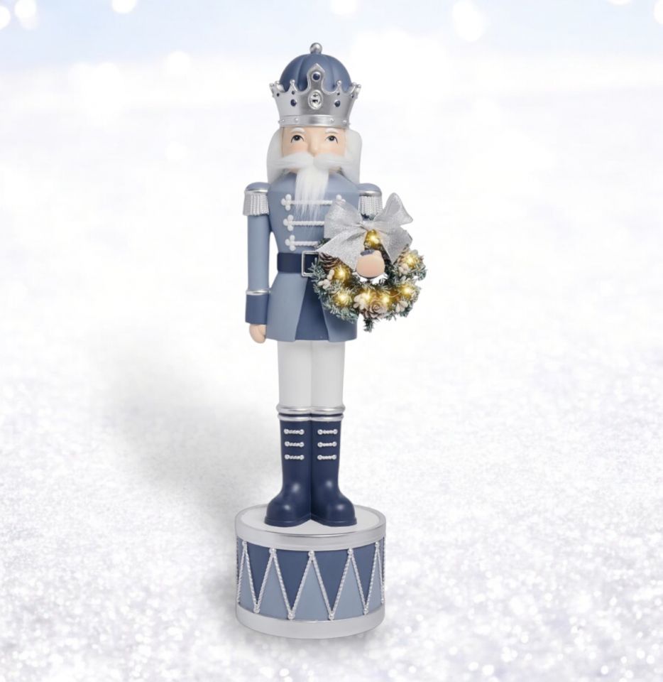23in Blue Nutcracker December Diamonds