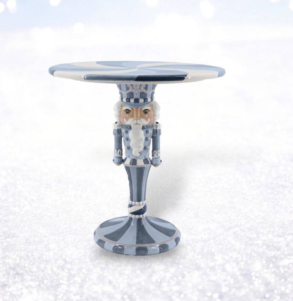 10in Blue Nutcracker Server December Diamonds