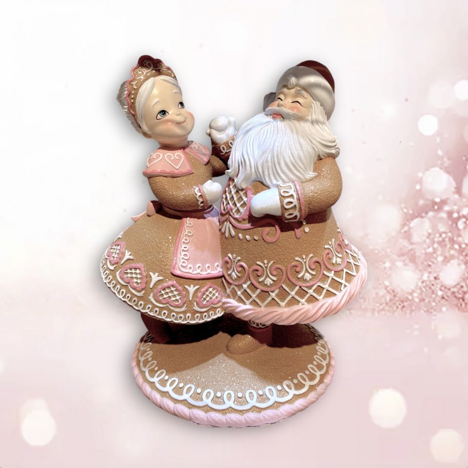 Dancing Santa & Mrs Claus December Diamonds
