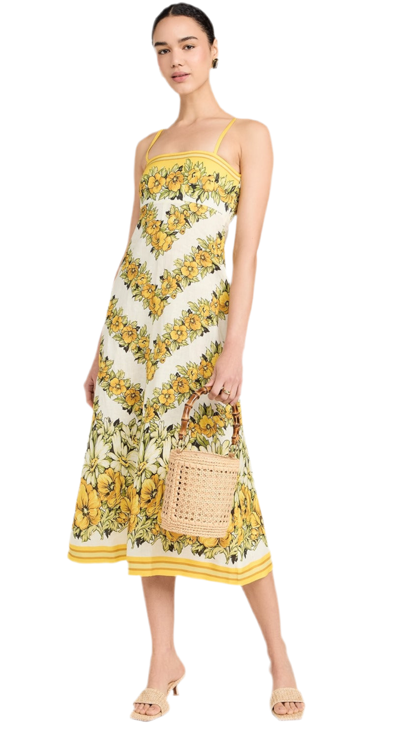 Floral Yellow Sundress