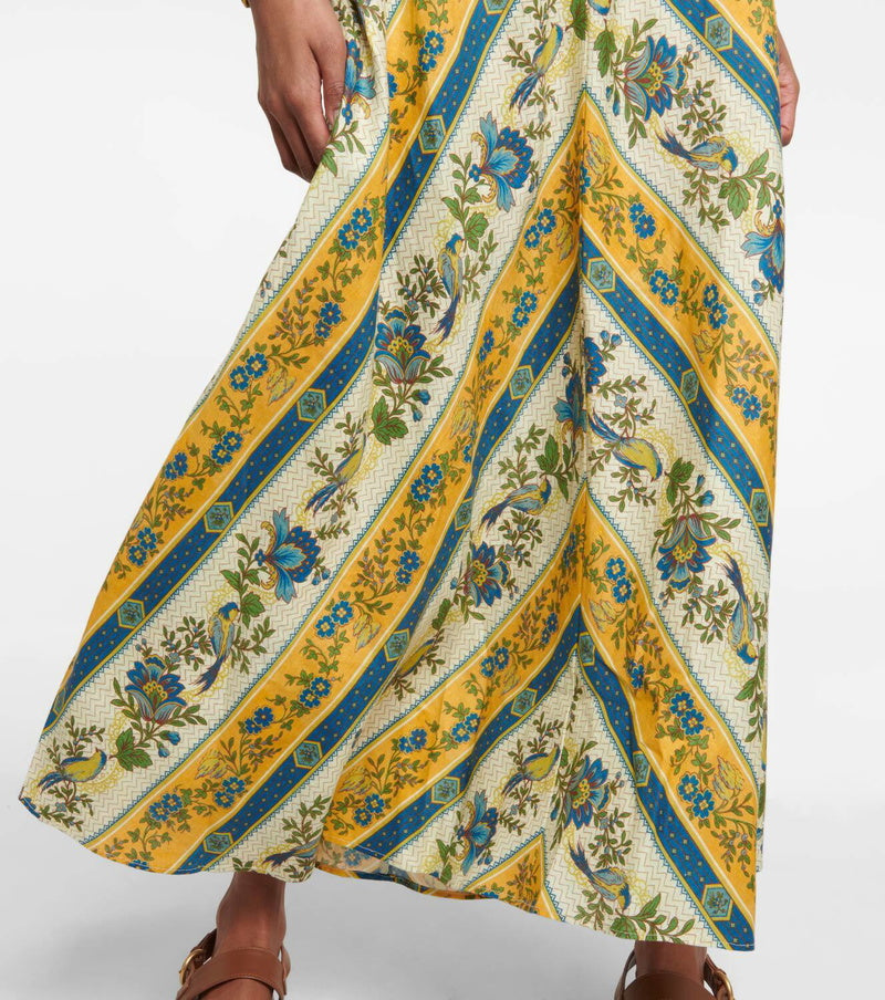 Unique Gold Vintage Maxi Dress