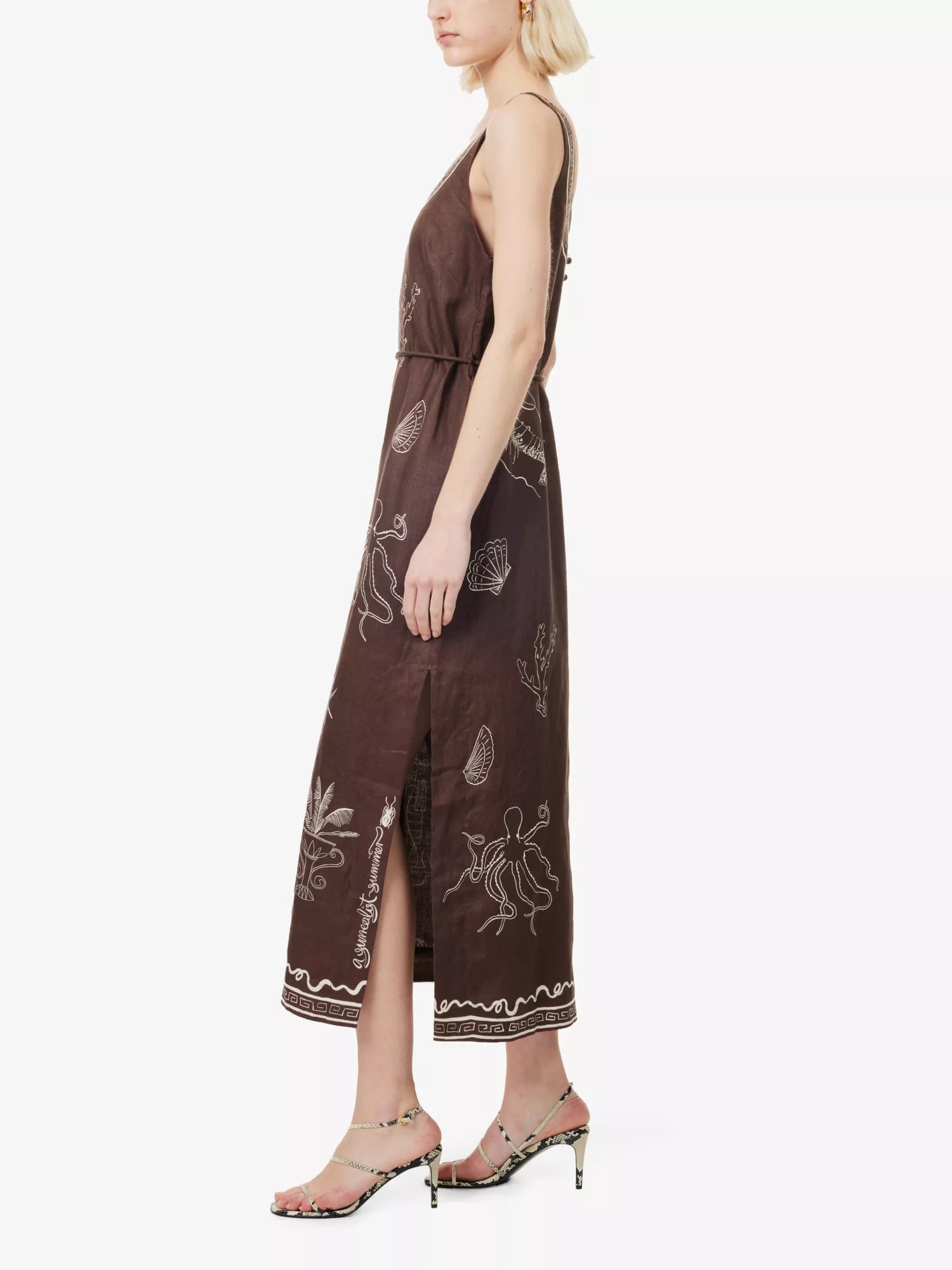 Chocolate Midi Tank Dress