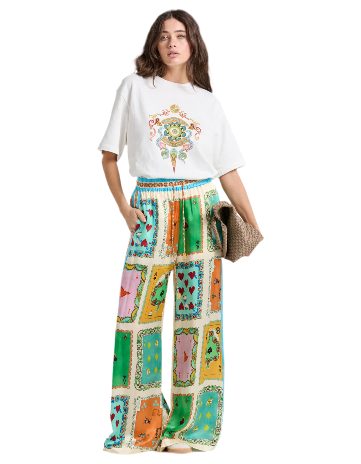 Unique Cards Pant Outfit Set