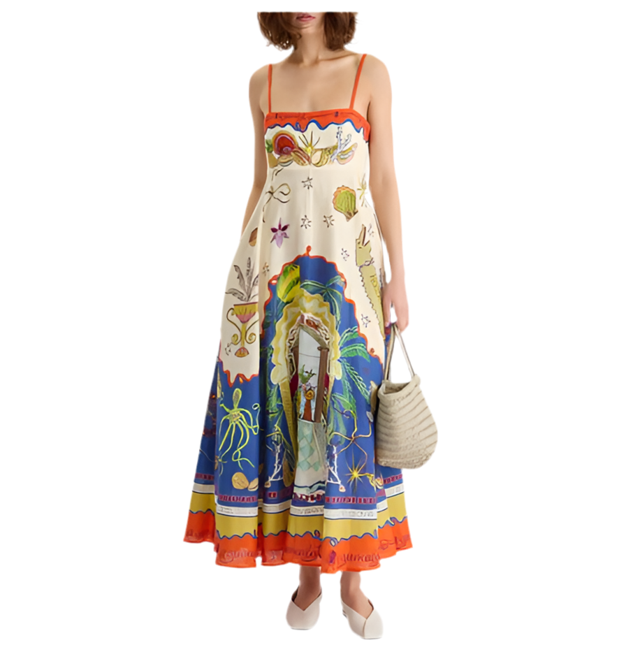 Greek Blue Sundress
