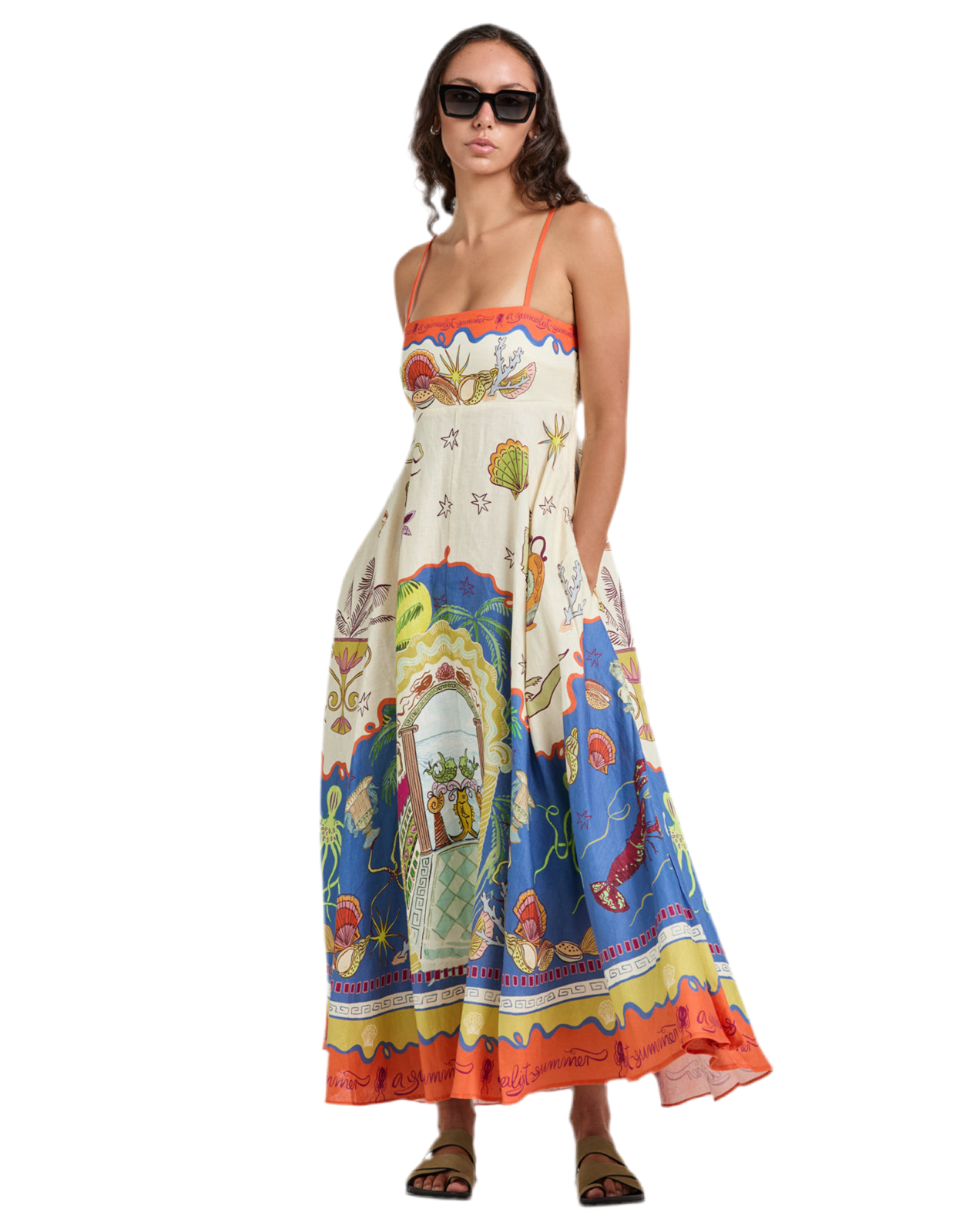 Greek Blue Sundress