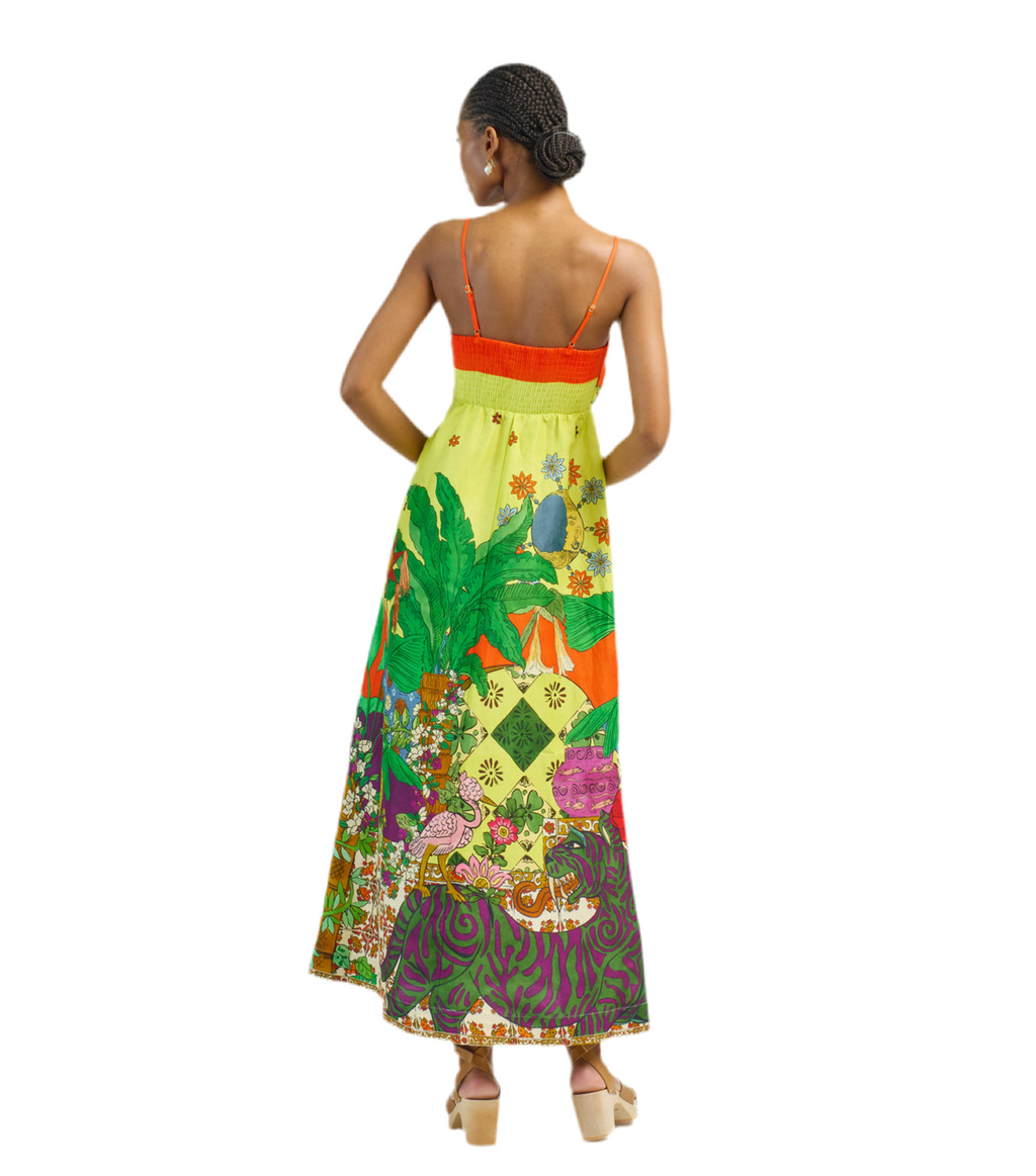 Jungle Slim Sundress Yellow