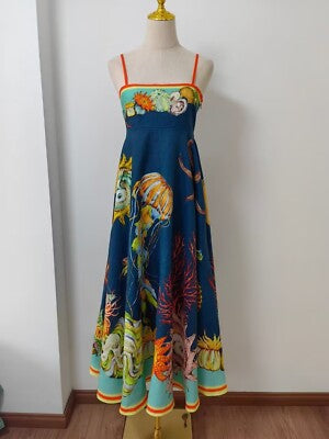 Jellyfish Sundress Blue