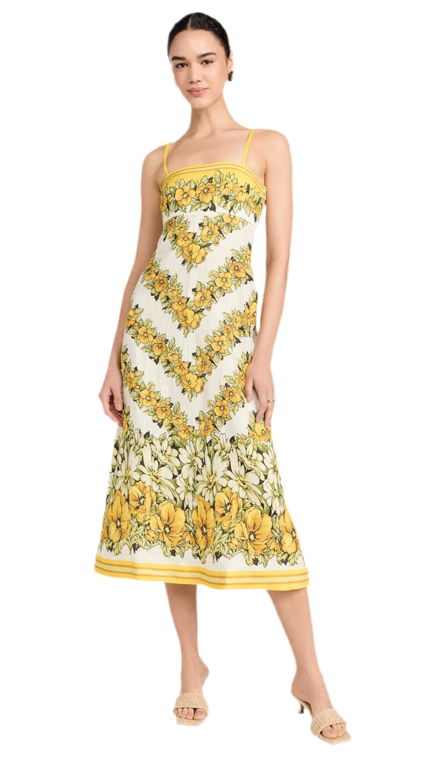 Floral Yellow Sundress