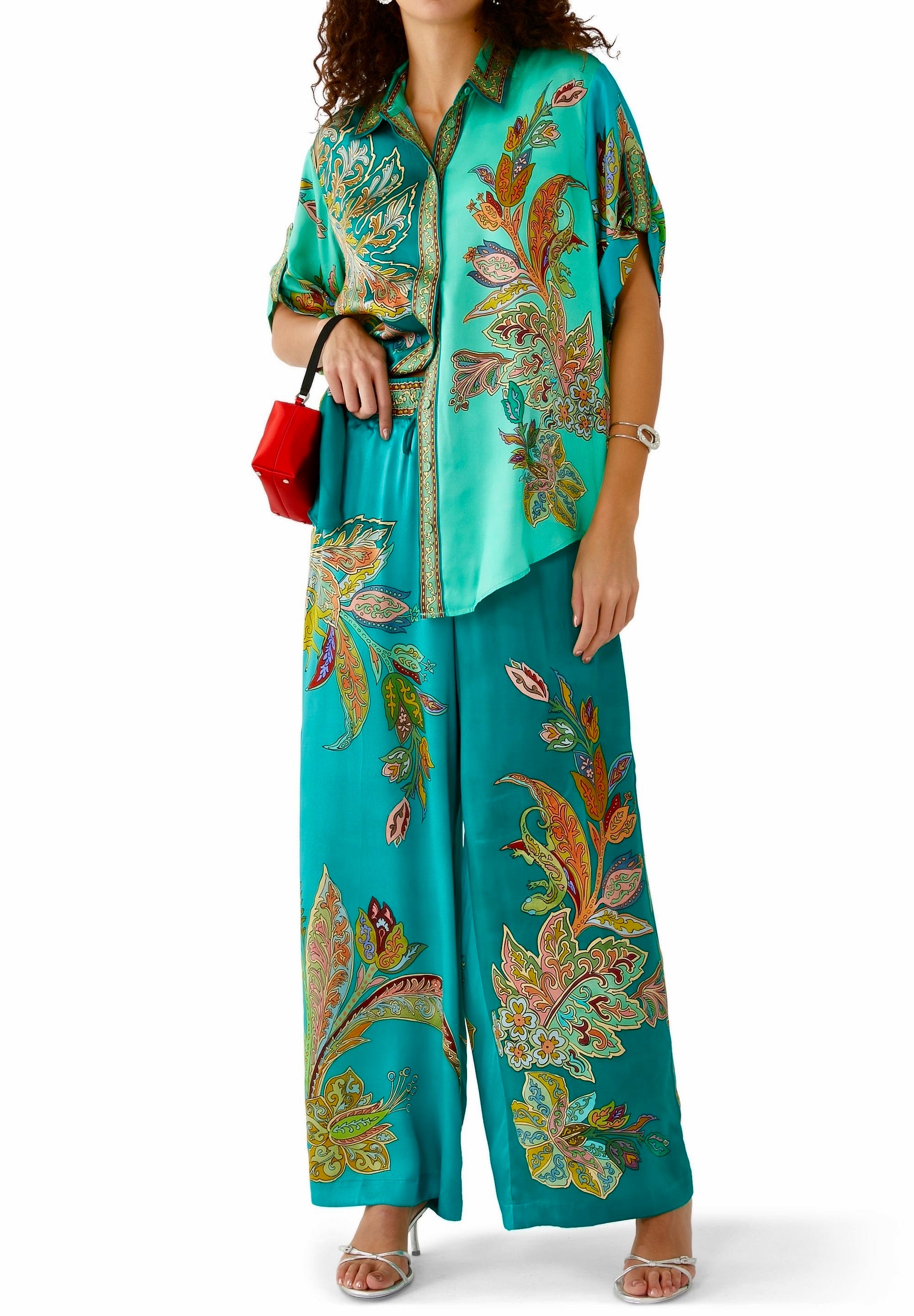 Unique Teal Outfit Set