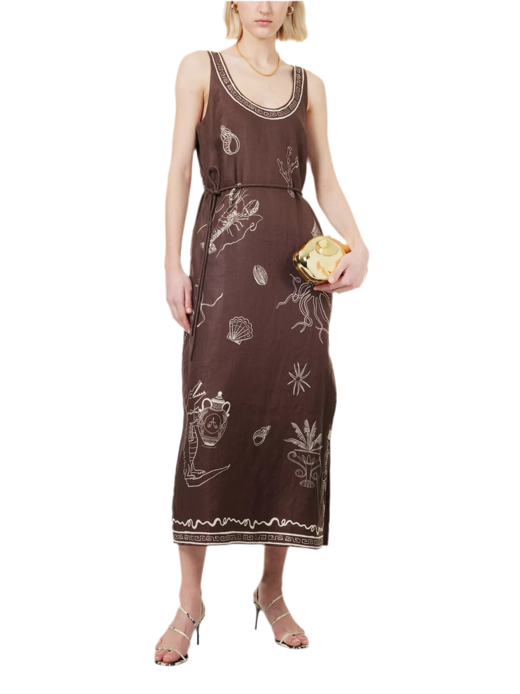 Chocolate Midi Tank Dress