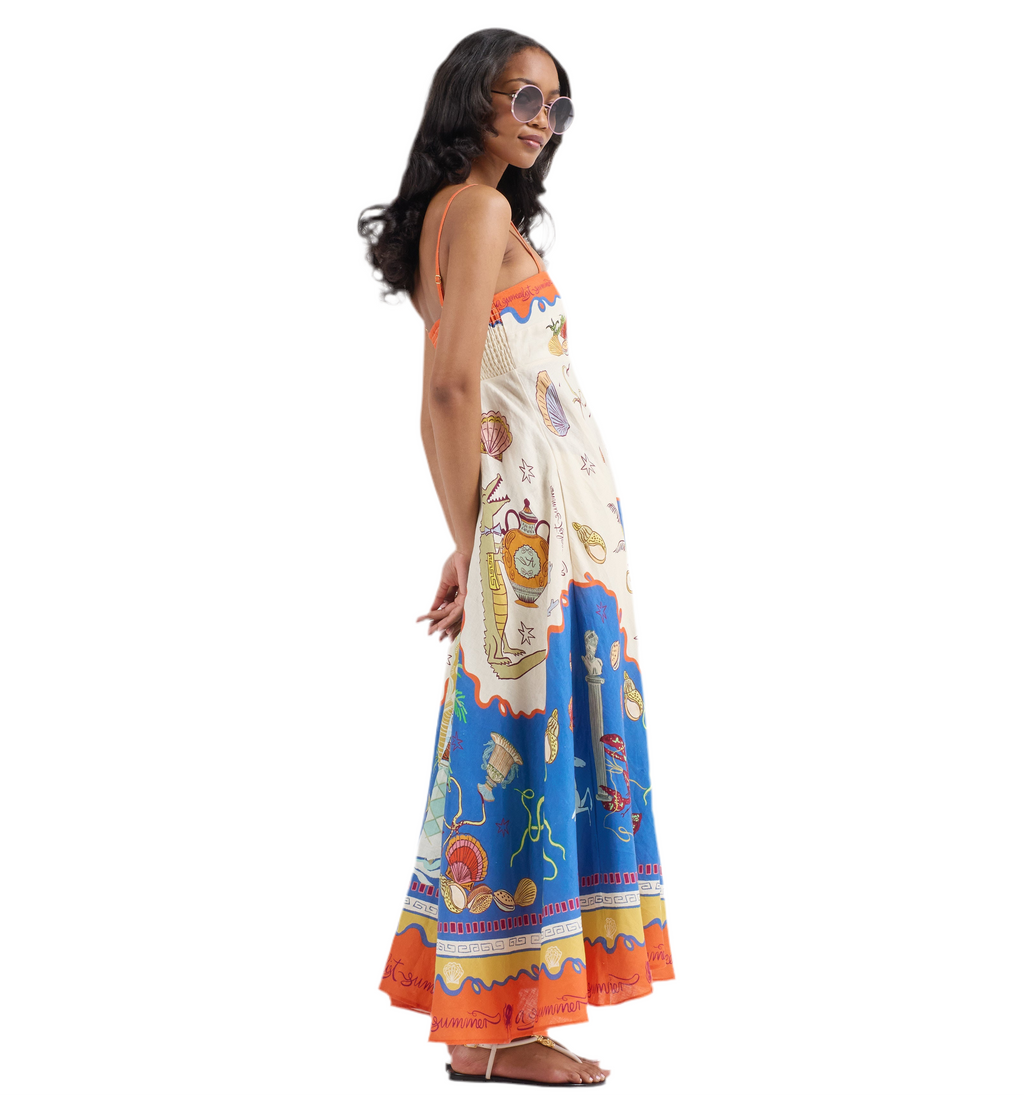 Greek Blue Sundress