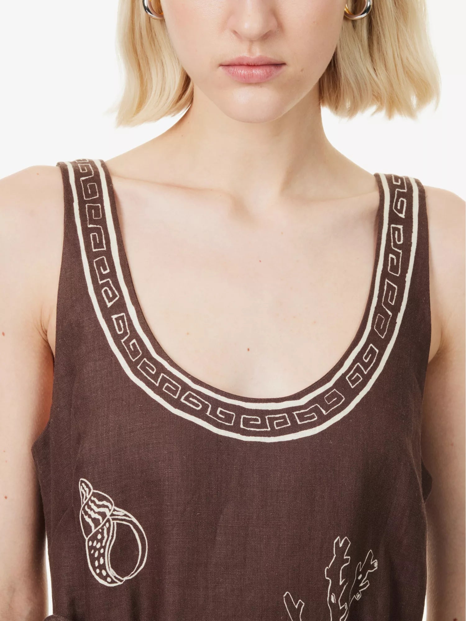 Chocolate Midi Tank Dress