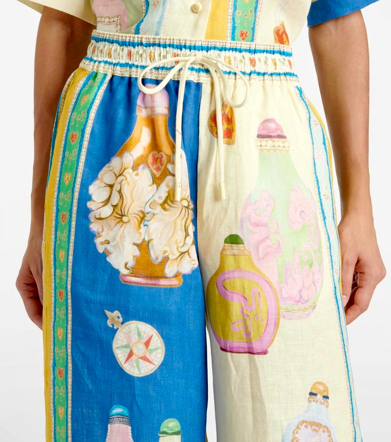 White Yellow Bottles Outfit Set