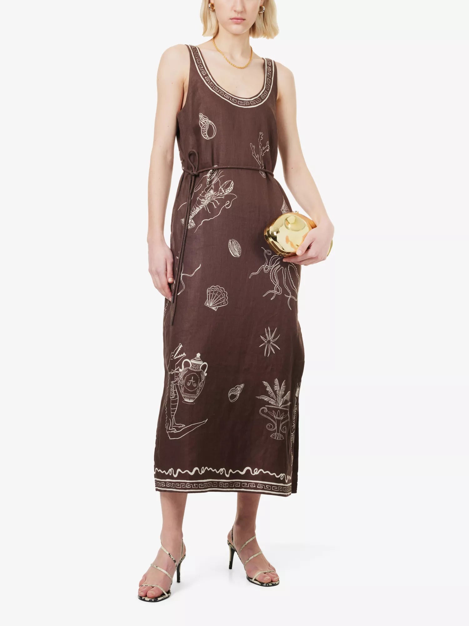 Chocolate Midi Tank Dress
