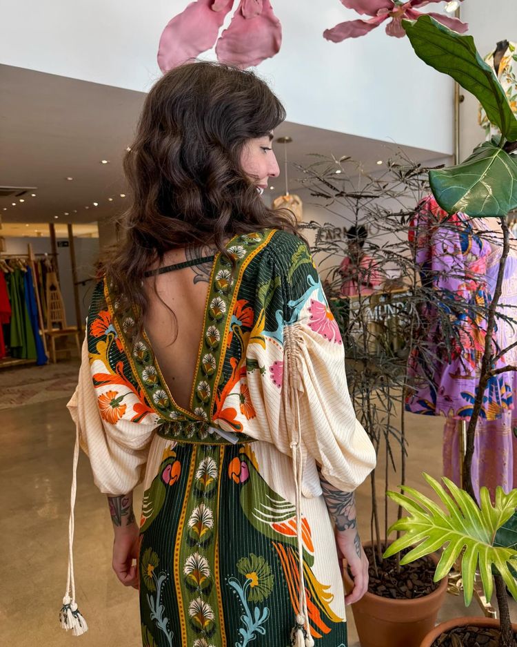 Unique Parrot Maxi Dress