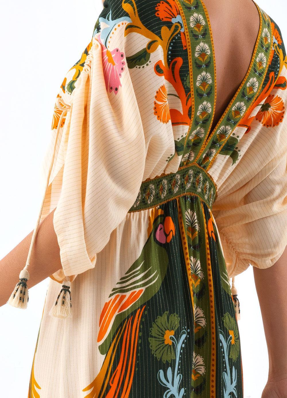 Unique Parrot Maxi Dress