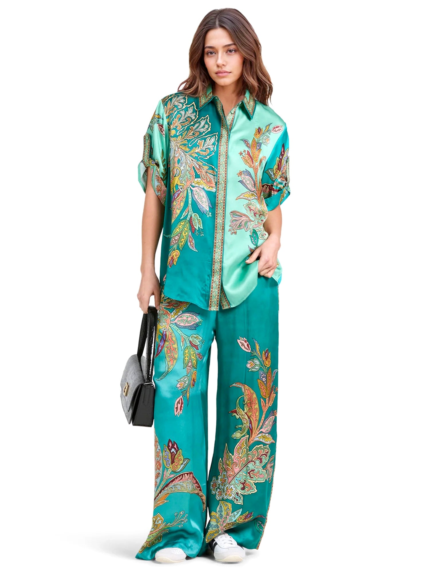 Unique Teal Outfit Set