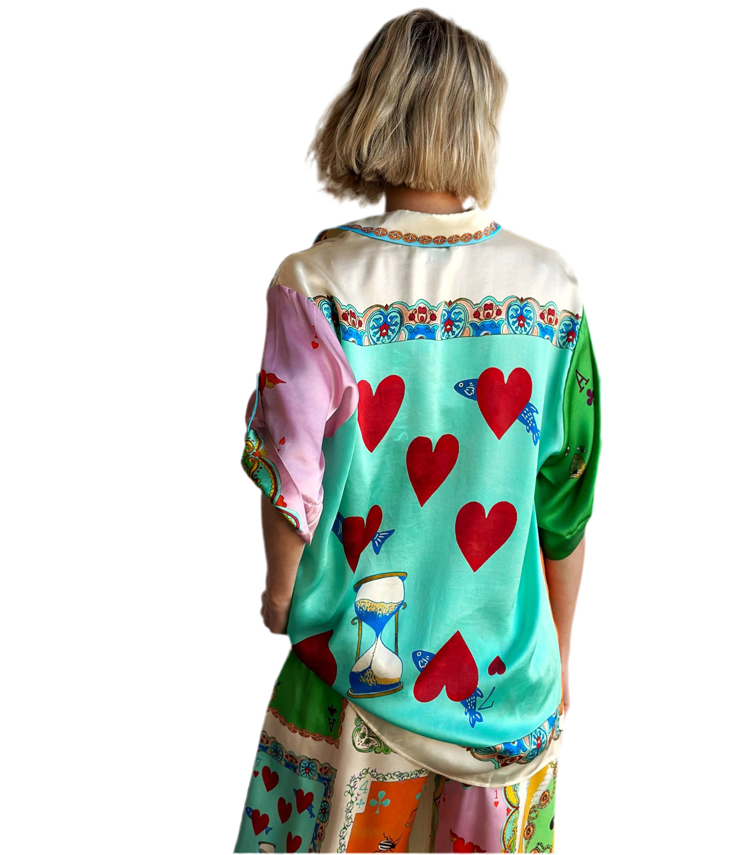Unique Cards Pant Outfit Set