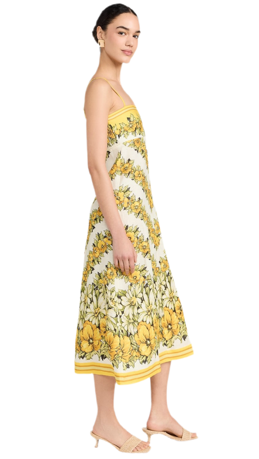 Floral Yellow Sundress