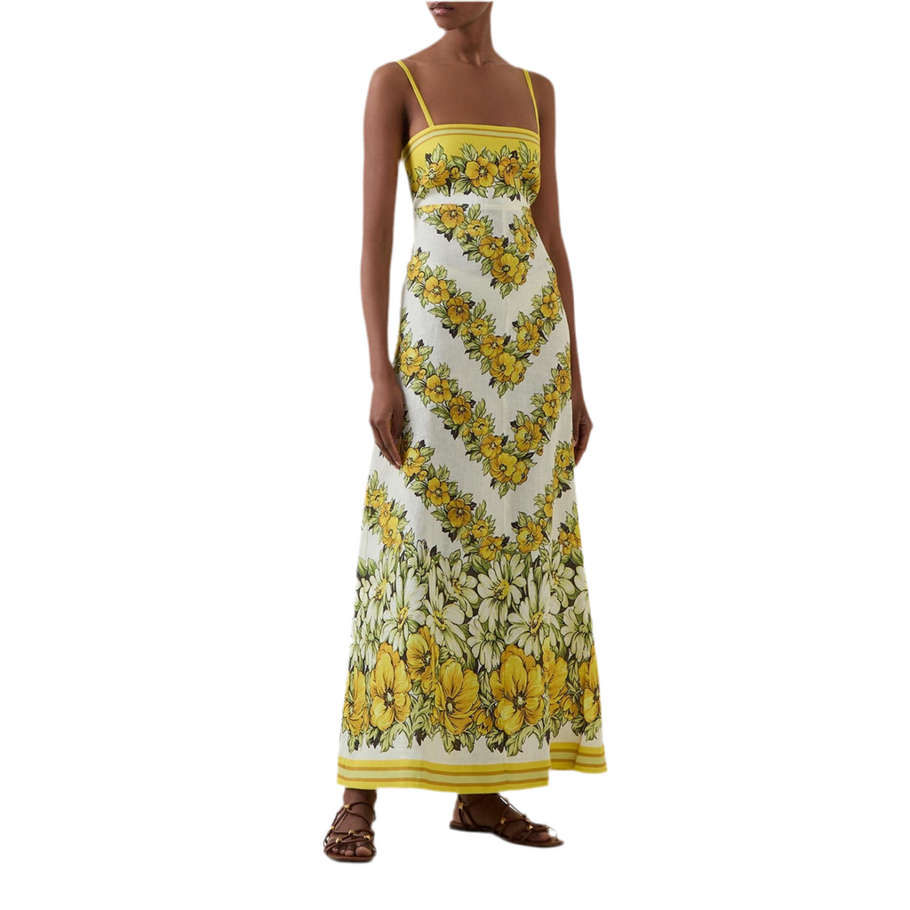 Floral Yellow Sundress