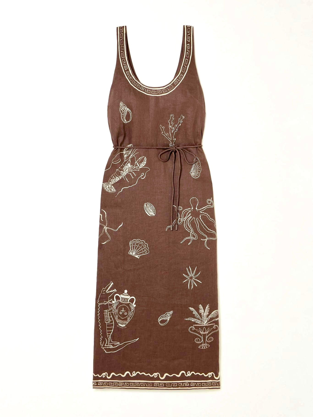 Chocolate Midi Tank Dress