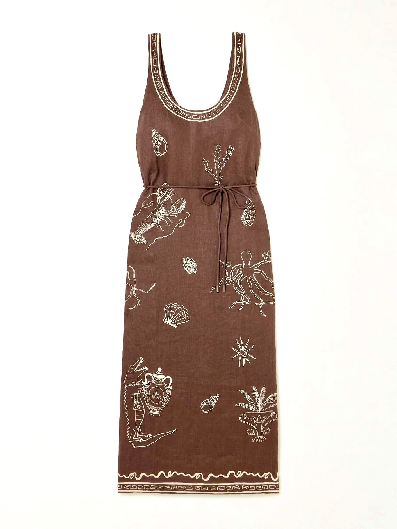 Chocolate Midi Tank Dress