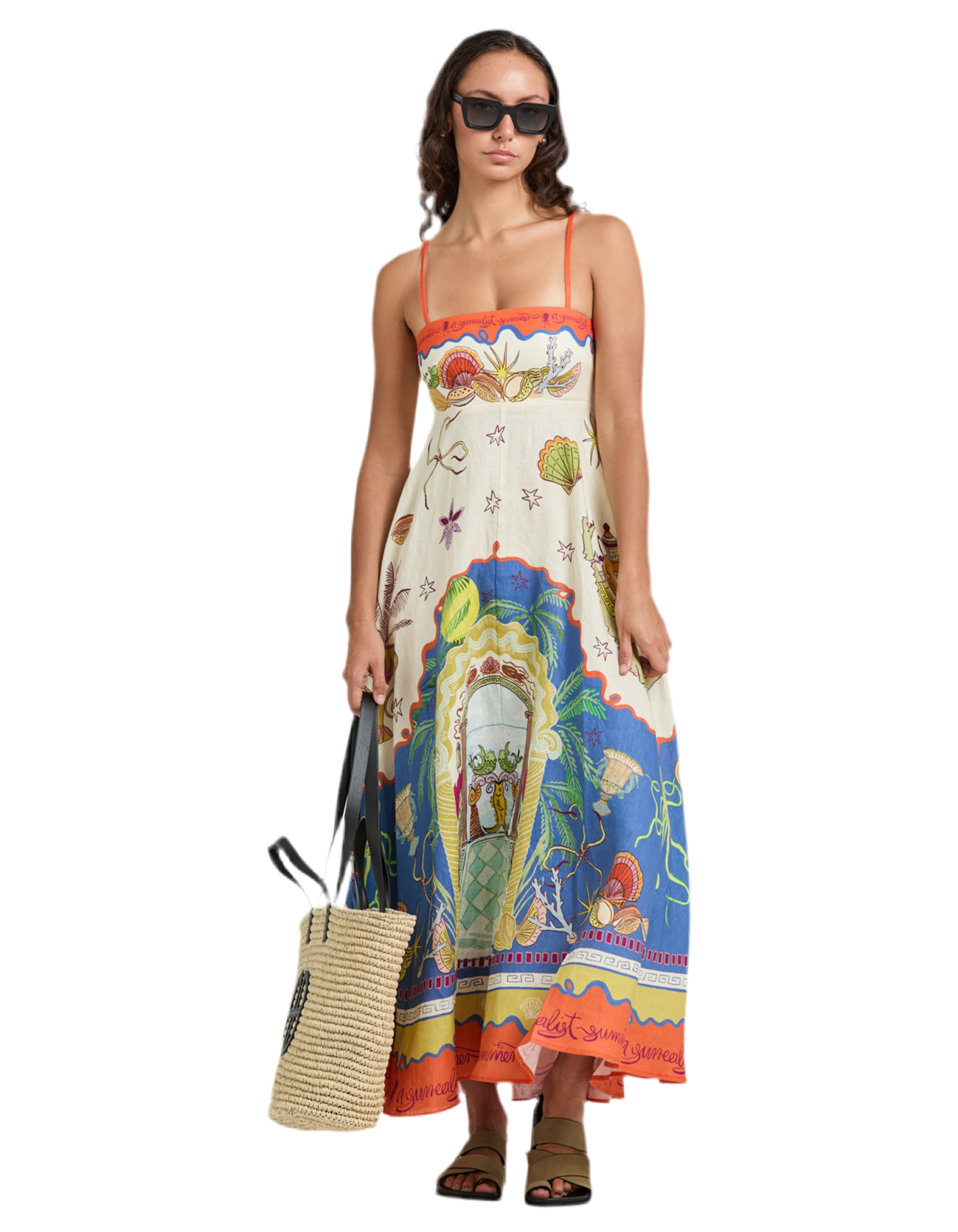 Greek Blue Sundress