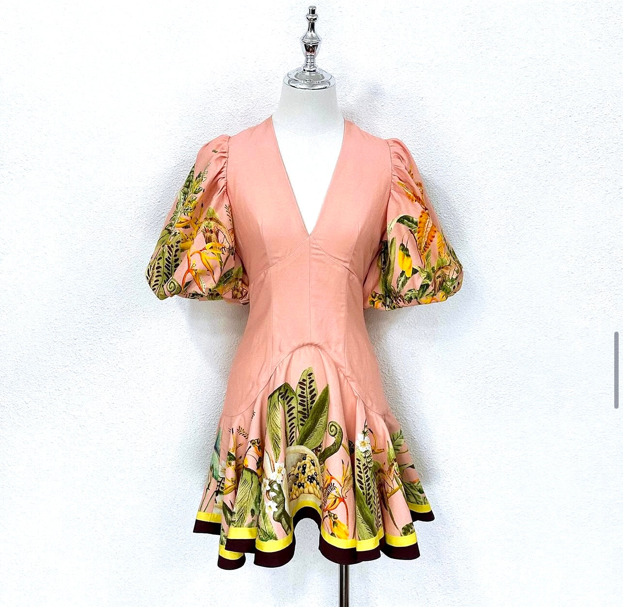 Unique Pink Babydoll Dress