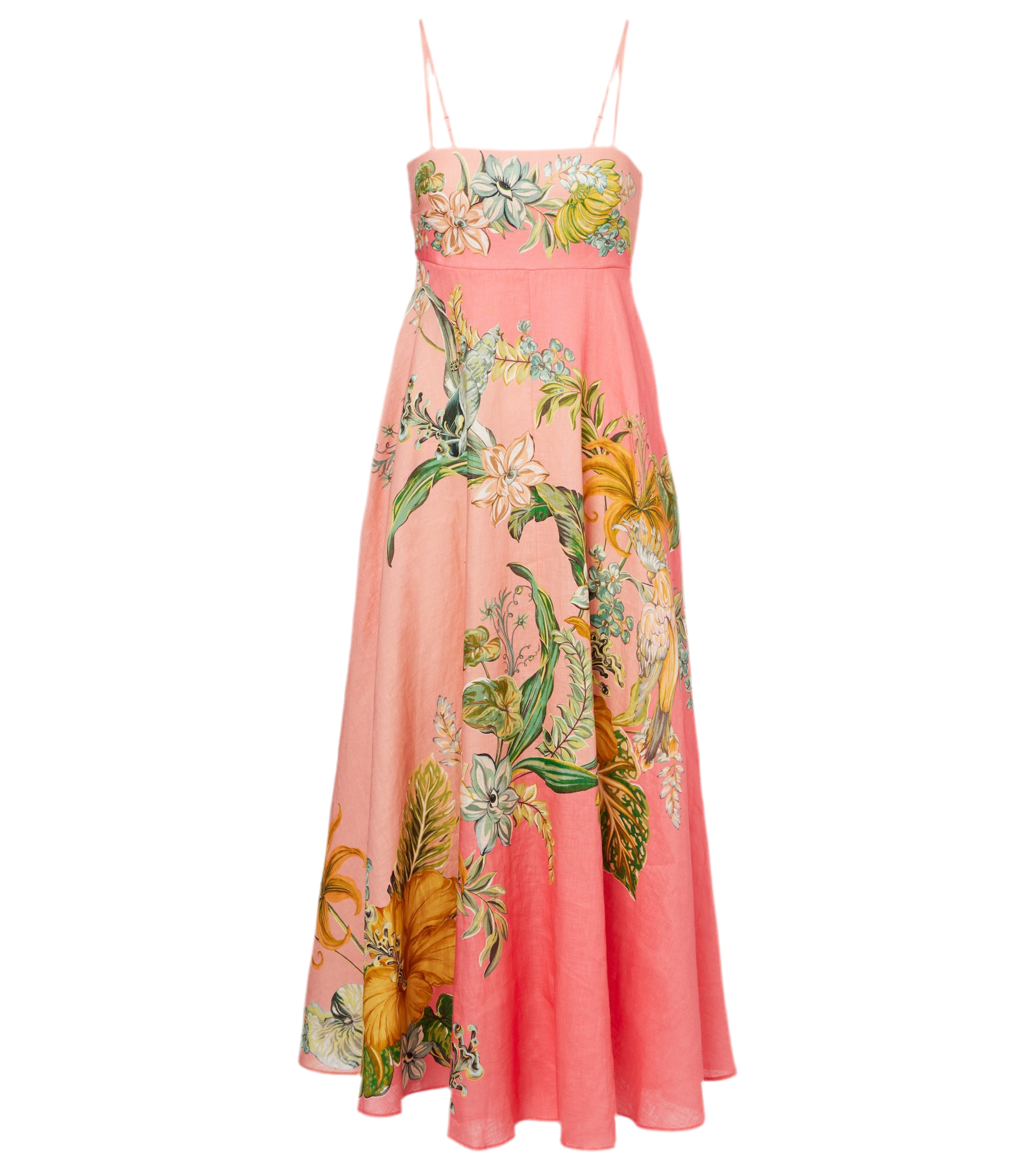 Floral Sundress Coral