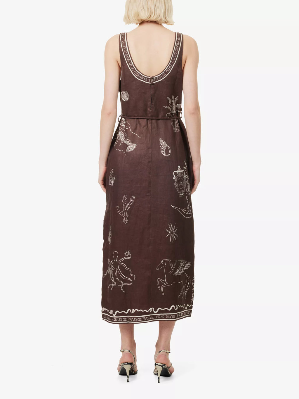 Chocolate Midi Tank Dress