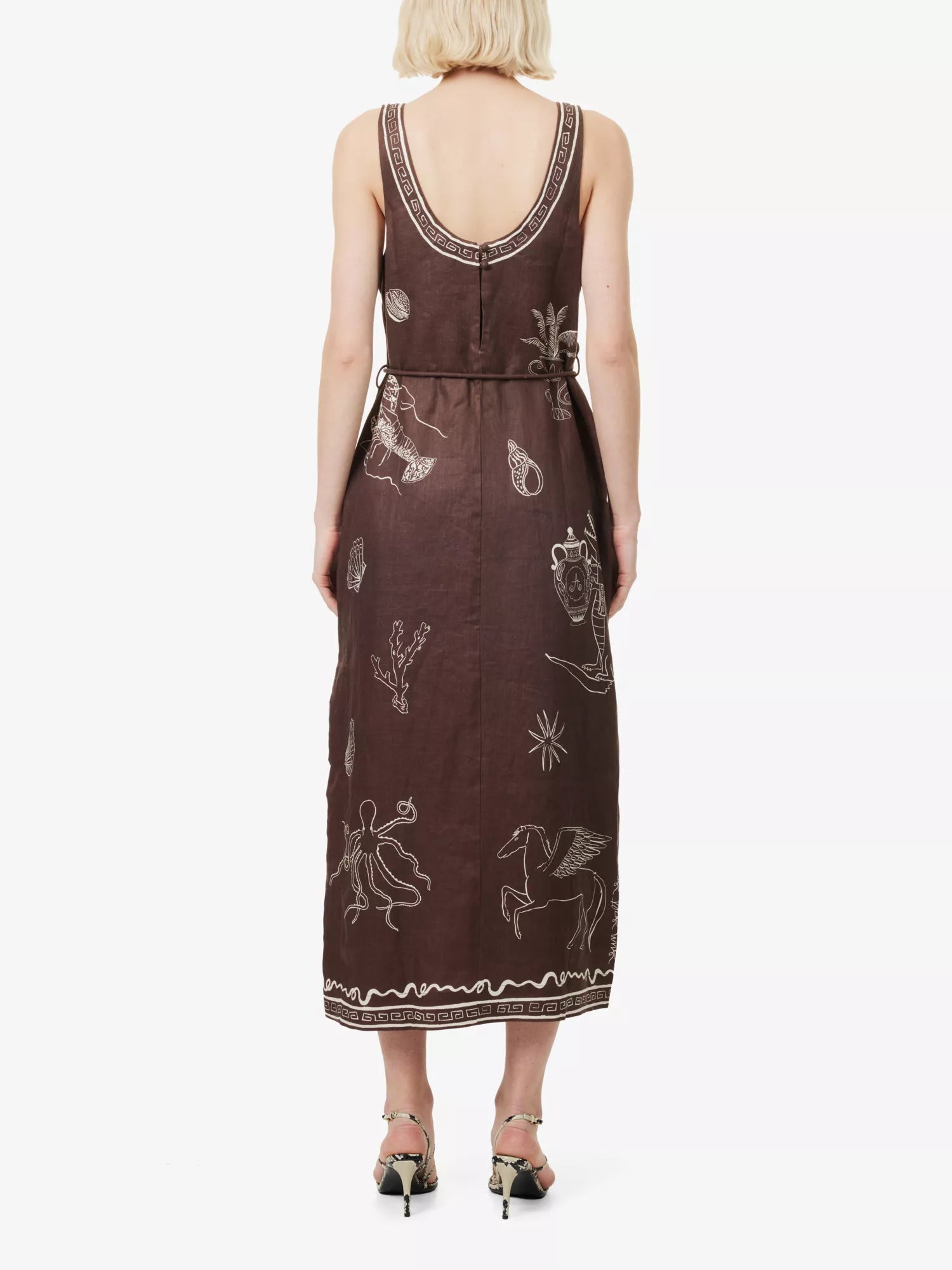 Chocolate Midi Tank Dress