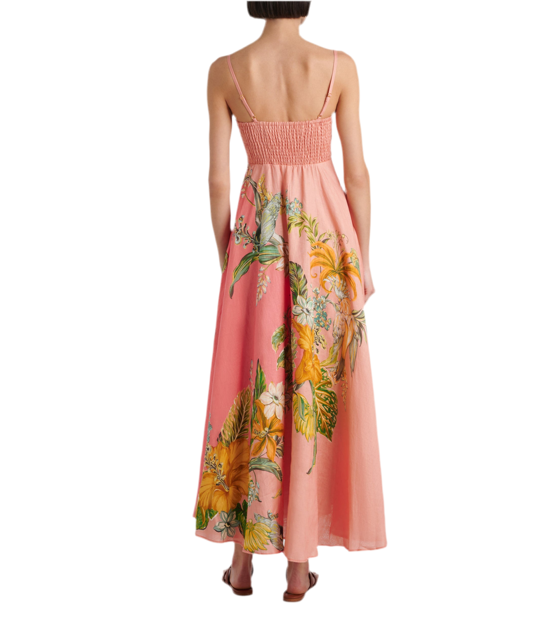 Floral Sundress Coral