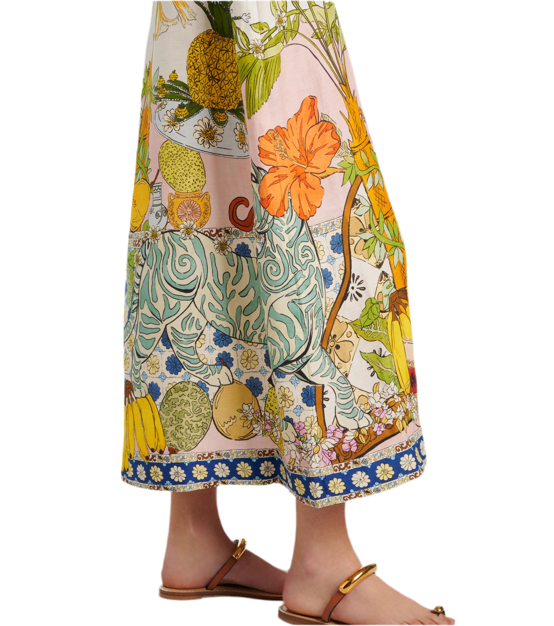 Jungle Slim Sundress Pale Pink