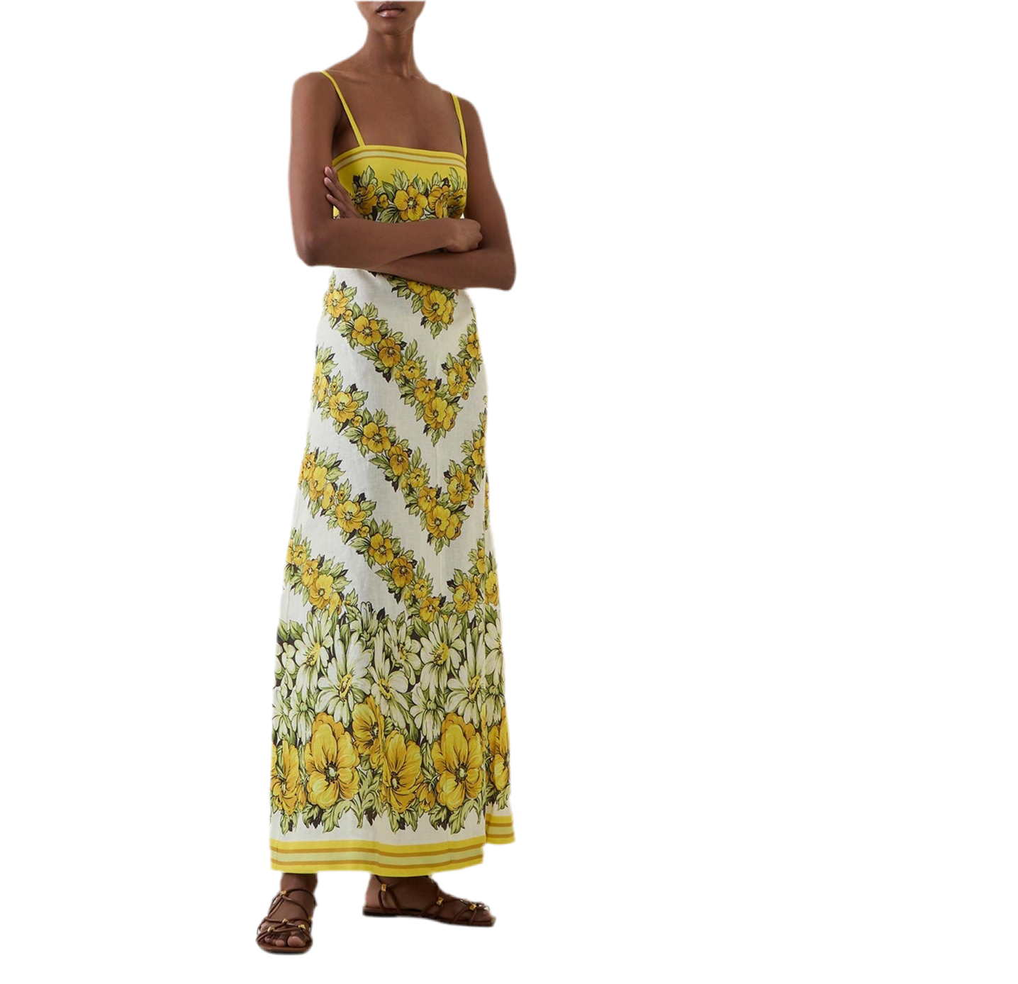 Floral Yellow Sundress