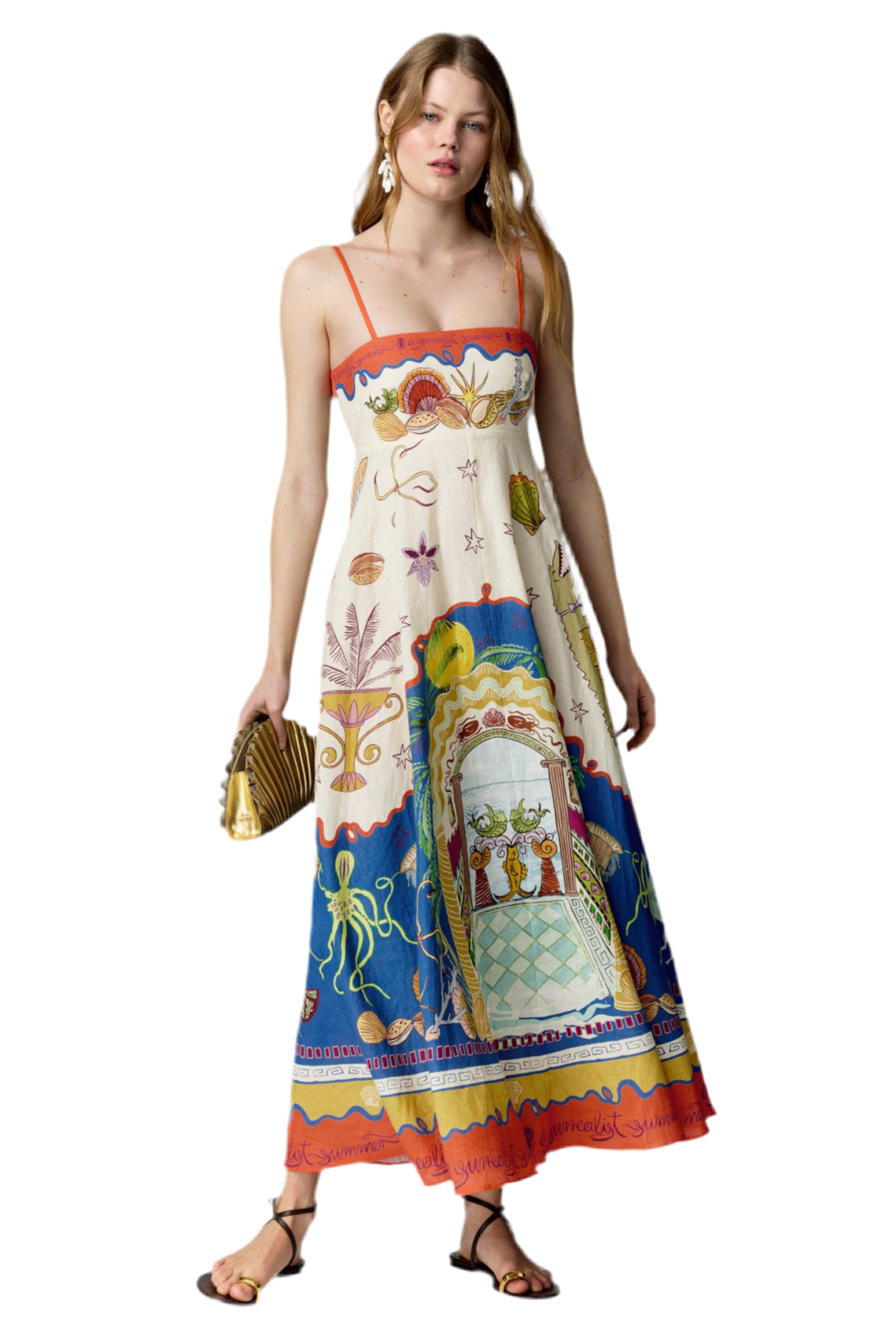 Greek Blue Sundress