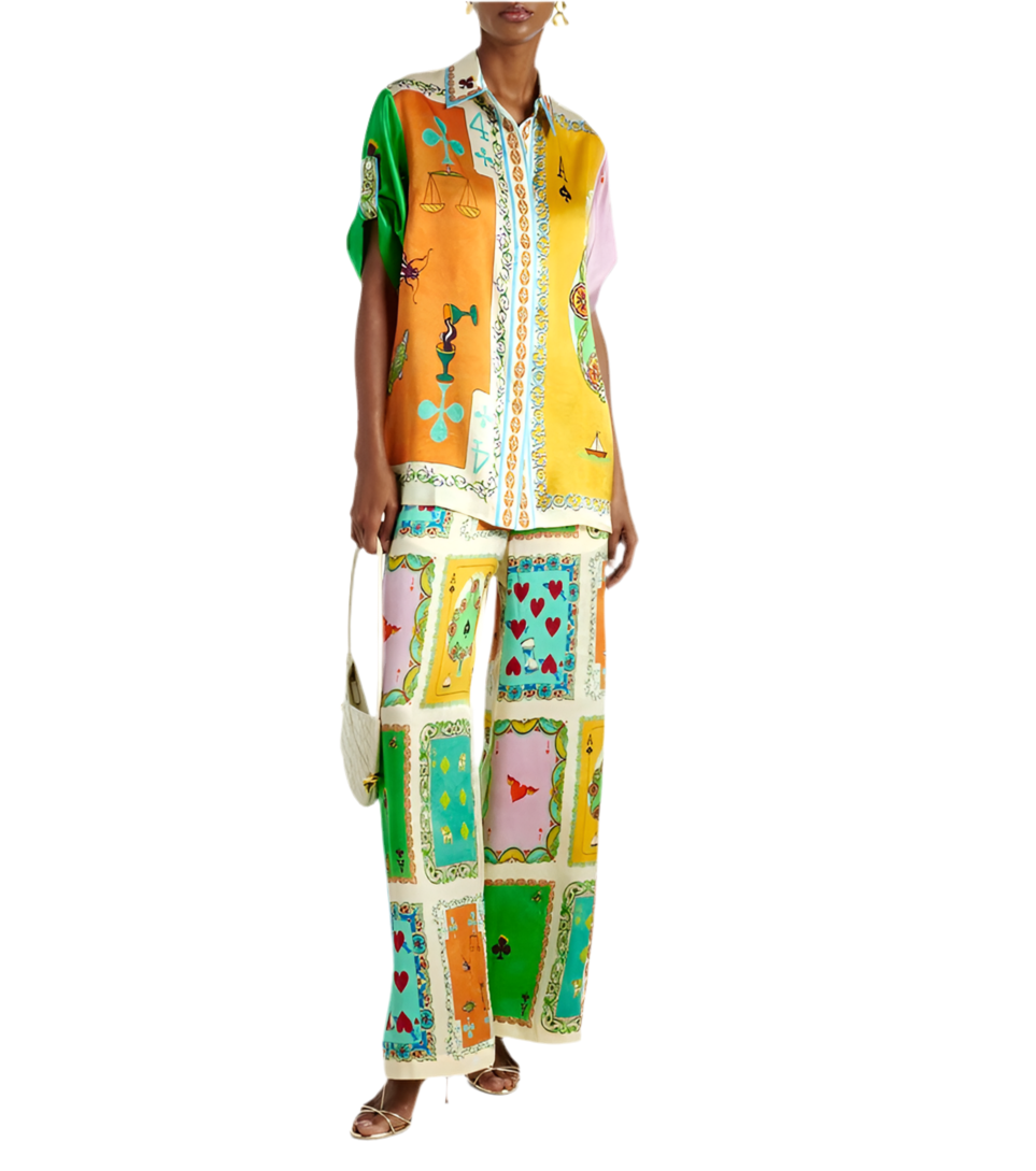 Unique Cards Pant Outfit Set