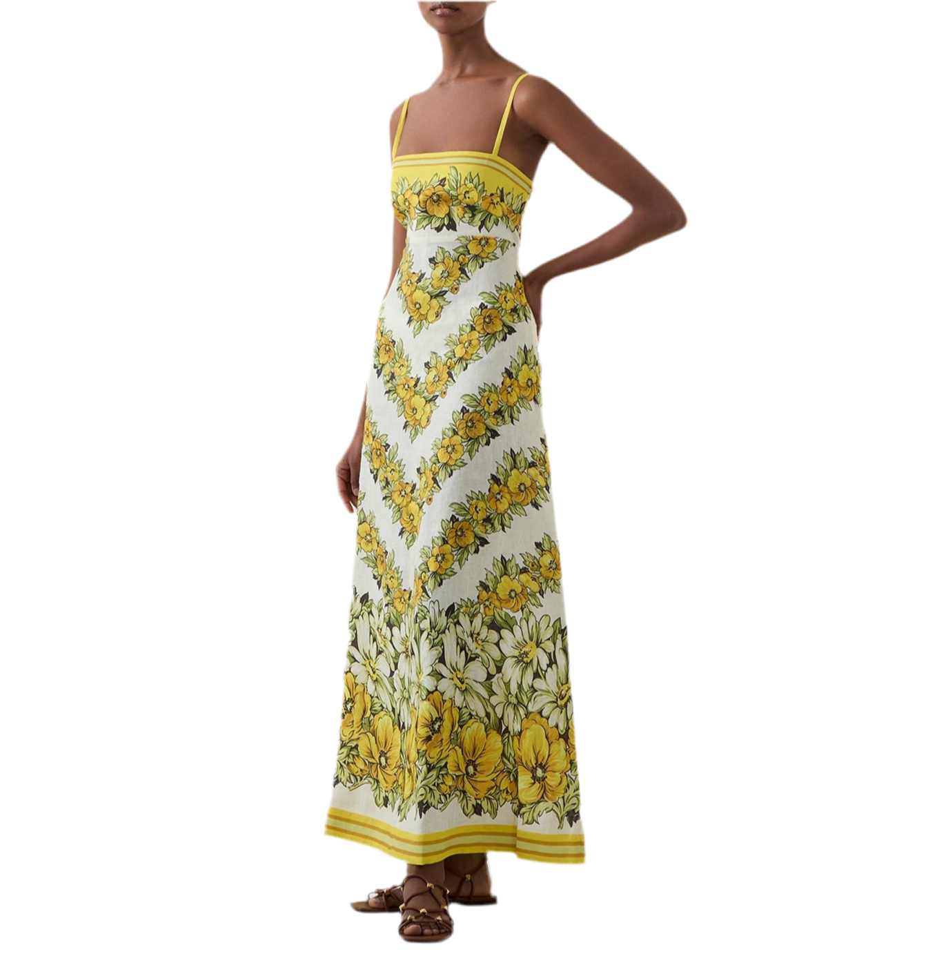 Floral Yellow Sundress