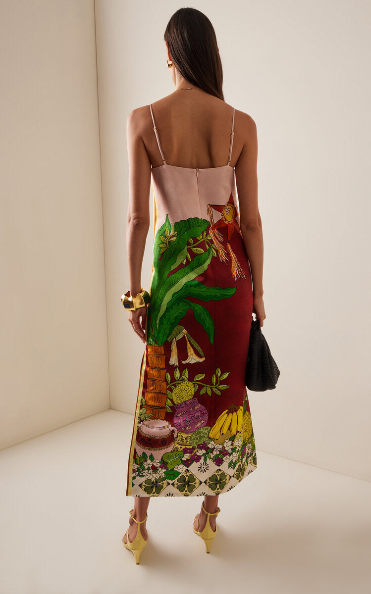 Jungle Slim Sundress Ruby