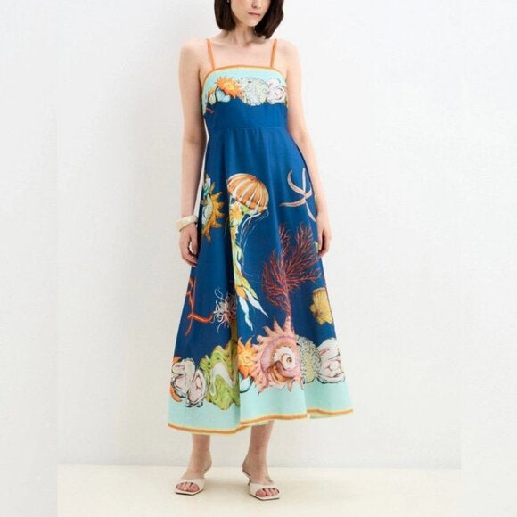 Jellyfish Sundress Blue
