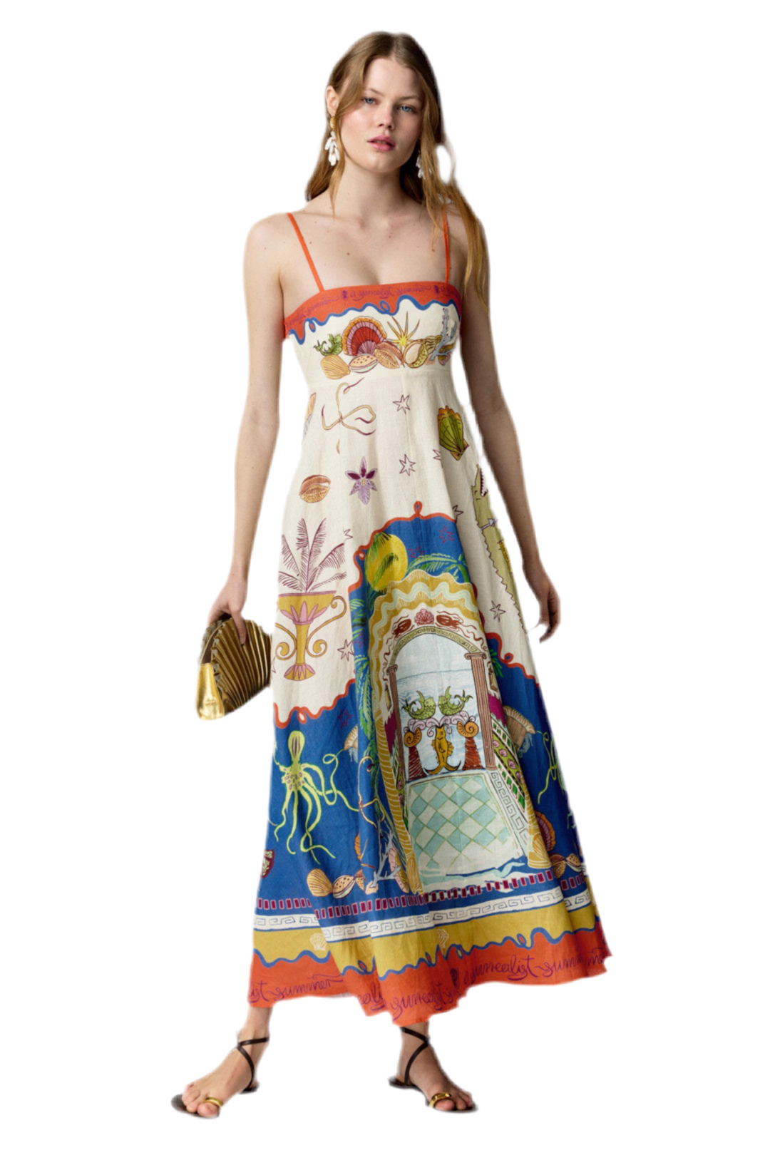 Greek Blue Sundress